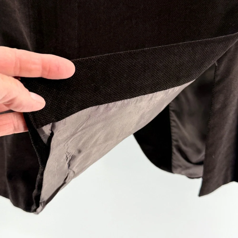 Hugo Boss dark Brown  Velvet Blazer Pasolini US Mens 44L Made in USA‎ Jacket